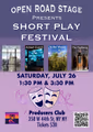 MicroTheatre Festival—four new one-act plays presented back-to-back in a single 60-minute program—on Saturday, July 26, 2025, at The Producers Club (358 W 44th Street, New York) in Off-Off-Broadway