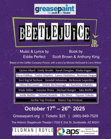 Beetlejuice Jr show poster