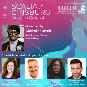 Scalia/Ginsburg: Arts as a Catalyst show poster