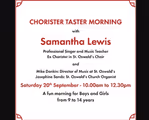ST OSWALDS PARISH CHURCH, OSWESTRY - CHOIR TASTER MORNING - Saturday 20th September - 10.00am in UK Regional