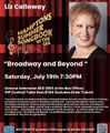 Liz Callaway in Broadway and Beyond: Hamptons Summer Songbook By the Sea in Cabaret