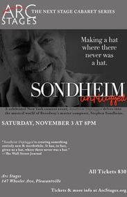 Sondheim Unplugged show poster