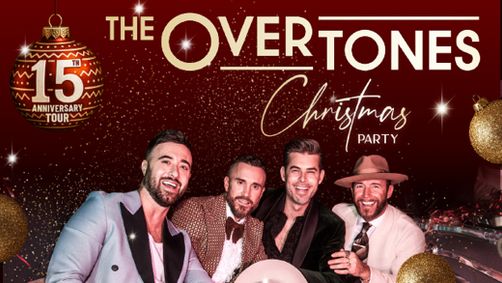 The Overtones 15th Anniversary Christmas Tour show poster