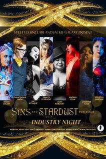 Sins and Stardust Burlesque: Industry Night Anniversary Gala