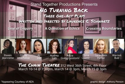 No Turning Back: 3 One Act Plays show poster