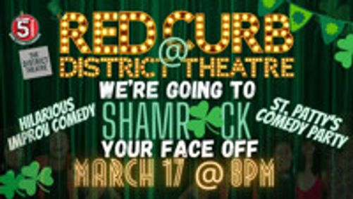 St PATTY's COMEDY PARTY - Red Curb Comedy show poster