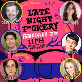 Late Night Fckery show poster