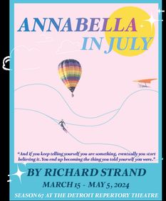 Annabella in July show poster