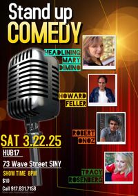 Stand Up Saturdays Headlining Mary Dimino show poster