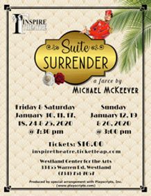 Suite Surrender show poster