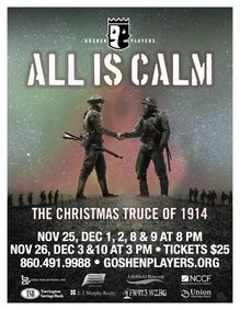 All Is Calm: The Christmas Truce of 1914 show poster