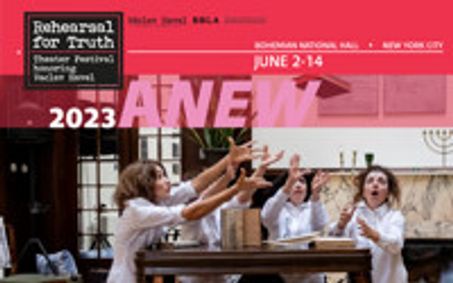 Rehearsal for Truth Theater Festival: The Story of a Book show poster