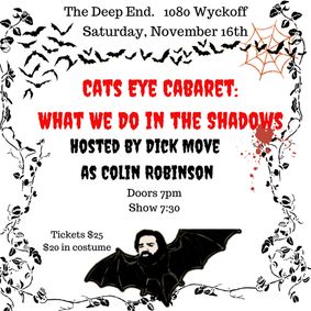 Cats Eye Tribute to What We Do in the Shadows show poster