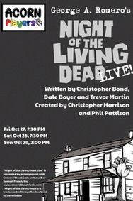 Night of the Living Dead Live show poster