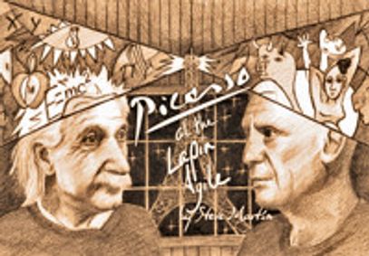 Picasso at the Lapin Agile show poster