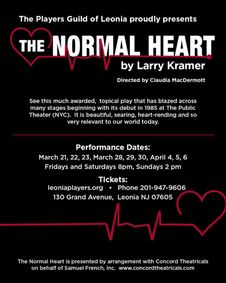 The Normal Heart show poster