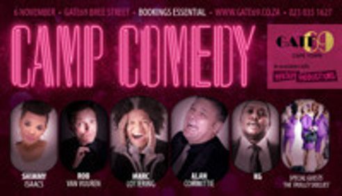 CAMP COMEDY show poster