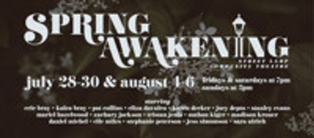 Spring Awakening show poster