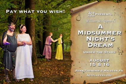 Midsummer Night's Dream Under the Stars - Pay what you wish! show poster