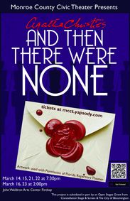 Agatha Christie, And Then There Were None show poster