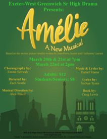 Amelie the Musical presented by the Exeter-West Greenwich Senior High Drama Club