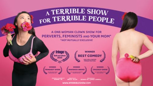 A Terrible Show for Terrible People show poster