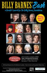 Billy Barnes' Bash show poster