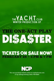The One-Act Play Disaster show poster