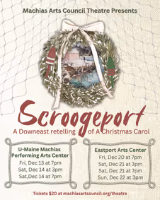 Scroogeport show poster