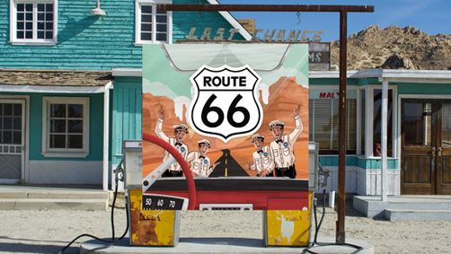 Route 66 show poster