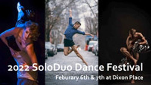 Call for choreographers for the 2022 SoloDuo Dance Festival show poster
