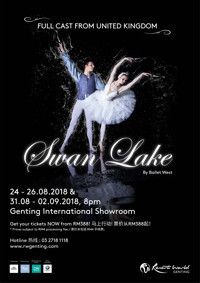 Swan Lake by Ballet West show poster