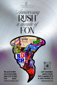 Anniversary RUSH: A Decade of FON show poster