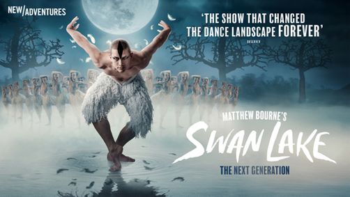 Matthew Bourne's Swan Lake show poster