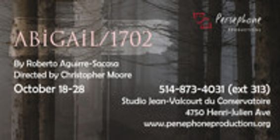 Abigail/1702: A Twice Told Tale show poster