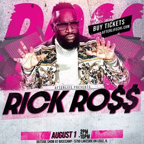 Rick Ross Live OUTDOOR Concert at Basecamp show poster