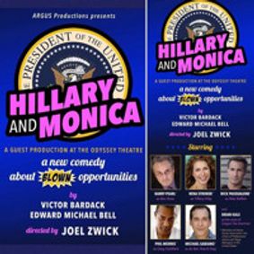 Hillary and Monica show poster
