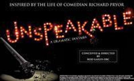 Unspeakable show poster