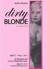 Dirty Blonde show poster