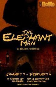 The Elephant Man show poster