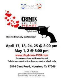 CRIMES OF THE HEART show poster