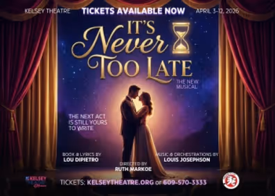 IT'S NEVER TOO LATE show poster