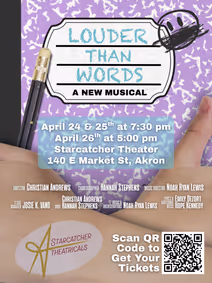 Louder Than Words: A New Musical show poster