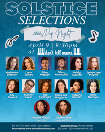 Solstice Selections-2000's Pop night