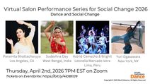 Virtual Salon Performance Series for Social Change - April 2026 Season Finale