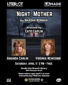 'NIGHT, MOTHER by Marsha Norman show poster