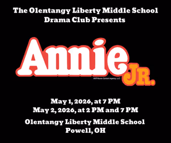 Annie Jr show poster