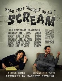 Hold That Thought While I Scream show poster