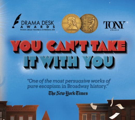 YOU CAN’T TAKE IT WITH YOU