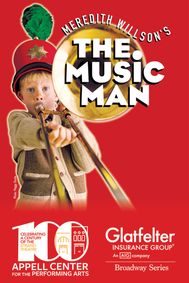 Meredith Willson's The Music Man show poster